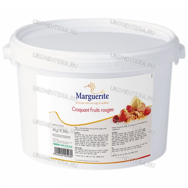 Крокант "Marguette" - Красные ягоды, 4кг (CSM-MarCroFru)