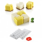 Форма Силиконовая Silikomart - Puzzle 16х32мл