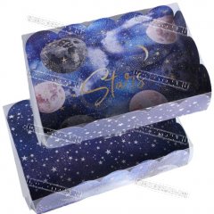 Коробка для Сладостей с ПВХ Крышкой - Космическая 30х20х8см