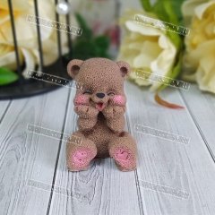 Фигурка Глазурь - Мишка Мини 3D Коричневый