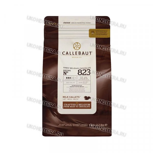 Шоколад Callebaut - Молочный 33,6% 1кг