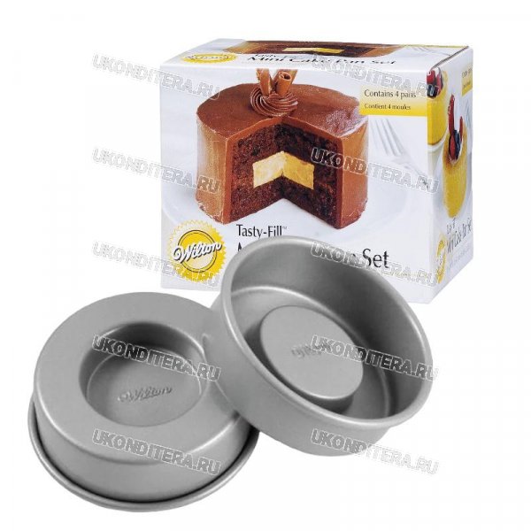 Формы Антипригарные Wilton - Вкусная серединка Мини 4шт