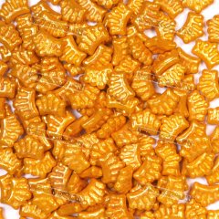 Посыпка Caramella - Короны Золотые 3D  50г