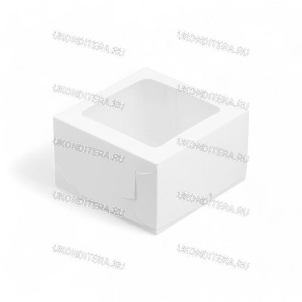 Коробка для Бенто-Торта с Окном 16х16х10см