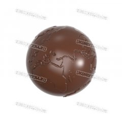 Форма Поликарбонатная ChocolateWorld - Глобус 1648CW