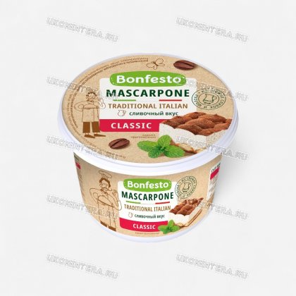Маскарпоне Бонфесто Bonfesto 78% 500г М