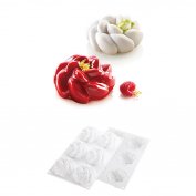 Форма Силиконовая Silikomart - Fleur 6х90мл