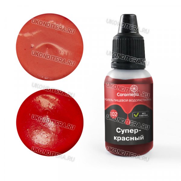 Краситель Гелевый Caramella - Красный Супер, 20г