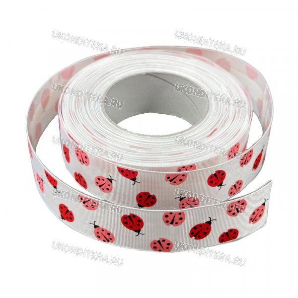 Лента Пластиковая бордюрная "Modecor" - Божья коровка, 40мм., 1м. (25057/m)