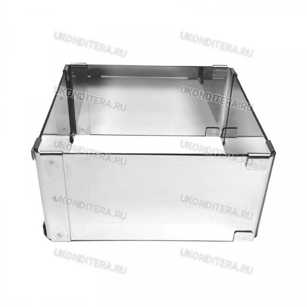 Форма Металлическая Бандаж Раздвижная - Квадрат, 16-29х8см. (CL-310727)