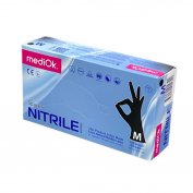 Перчатки Нитриловые MediOK - Черные M 100шт