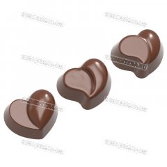 Форма Поликарбонатная ChocolateWorld - Сердце 1576CW