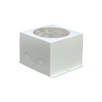 -Коробка для Торта с Окном БП 24х24х18см