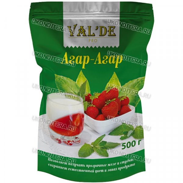 Агар-агар 1000 "VAL'DE", 500гр. (EW-AG1000)