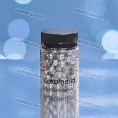 Посыпка Caramella - Шарики Серебро 8мм 50г