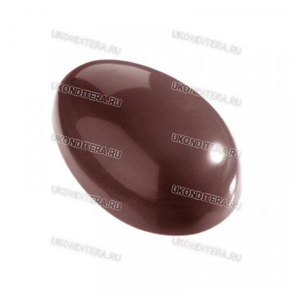 Форма Поликарбонатная "Chocolate World" - Яйцо Гладкое 70мм. (CW1251)