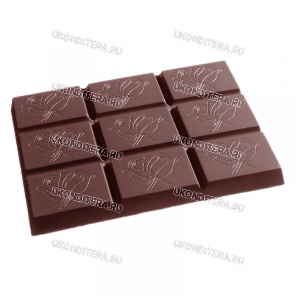 Форма Поликарбонатная "Chocolate World" - Шоколадная Плитка (CW1368)