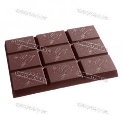 Форма Поликарбонатная ChocolateWorld - Плитка 1368CW