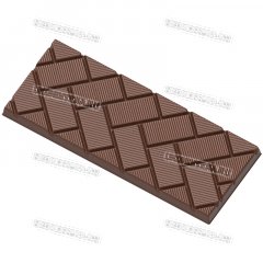 Форма Поликарбонатная ChocolateWorld - Плитка 2453CW