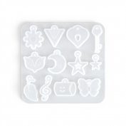 Молд Силиконовый - Подвеска 12pc