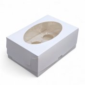 Коробка для 6 Капкейков с Окном БП