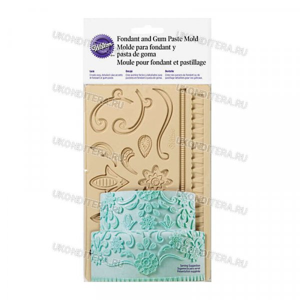 Молд Силиконовый Wilton - Кружево  218х126мм