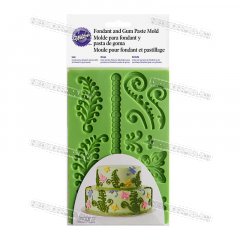 Молд Силиконовый Wilton - Папоротник и Завитки  218х126мм