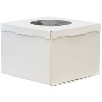 Коробка для Торта с Окном РК 36х36х26см (Гофрокартон)