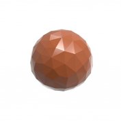 Форма Поликарбонатная ChocolateWorld - Полусфера Полигональная 1909CW