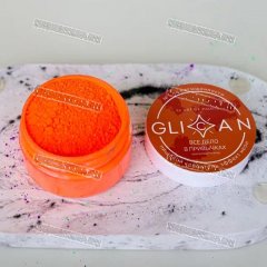 Краситель Неоновый GLICAN - Огненно-Оранжевый (Привычки) 10г +