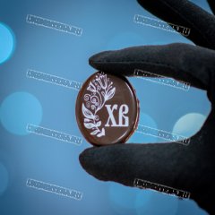 Шокодекор ICH - ХВ Овал 44х34мм 24шт