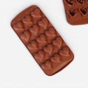 Форма Силиконовая Caramella - Сердца любви 30мм +