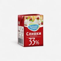 Сливки Чудское озеро 33% 200мл М