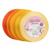 Лента Атласная - Желтая Спектр 6мм 22м