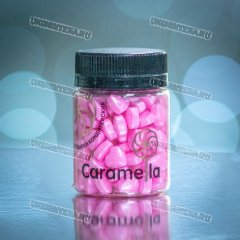 Посыпка Caramella - Сердечки Розовые 50г