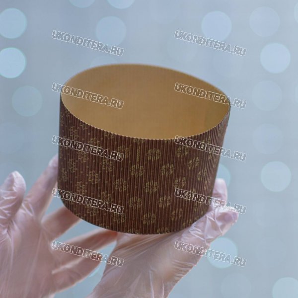 Форма из Гофробумаги - Панеттоне на 500г 134х95