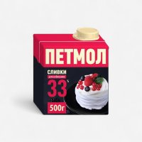 Сливки Петмол 33% 500мл М