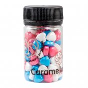 Посыпка Caramella - Сердечки Бел/Роз/Голубые 50г